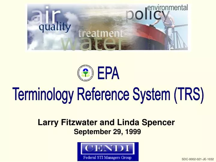 PPT - EPA Terminology Reference System (TRS) PowerPoint Presentation ...