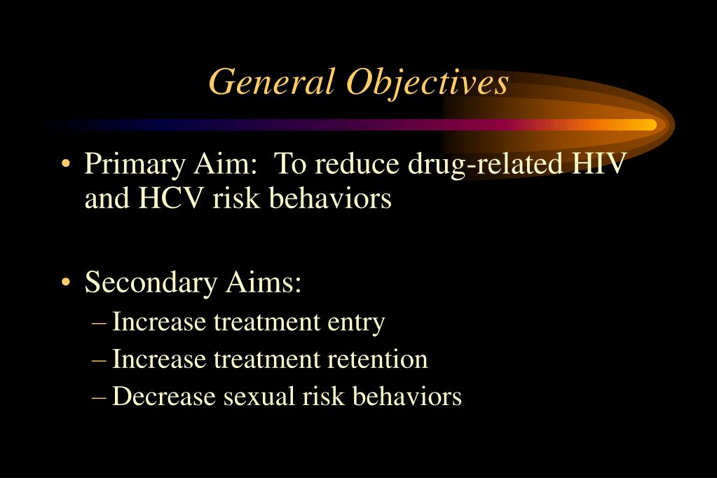 PPT - HIV and HCV Risk Reduction Interventions in Drug Detoxification ...