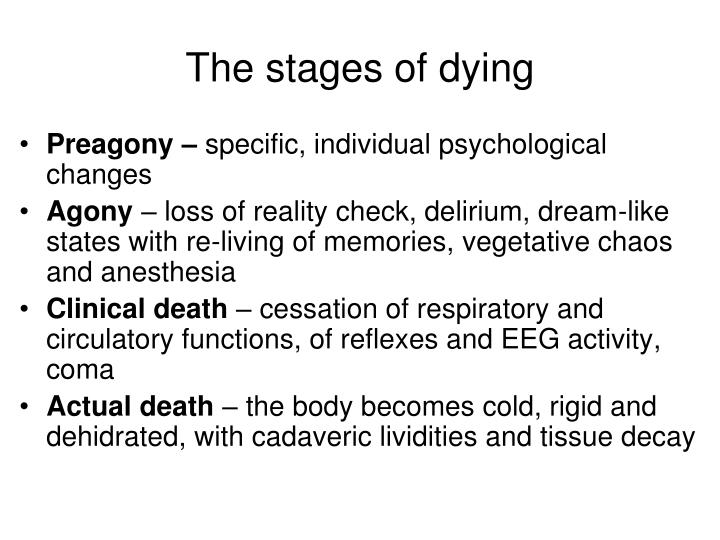 PPT PSYCHOLOGY OF DEATH AND DYING PowerPoint Presentation ID811822