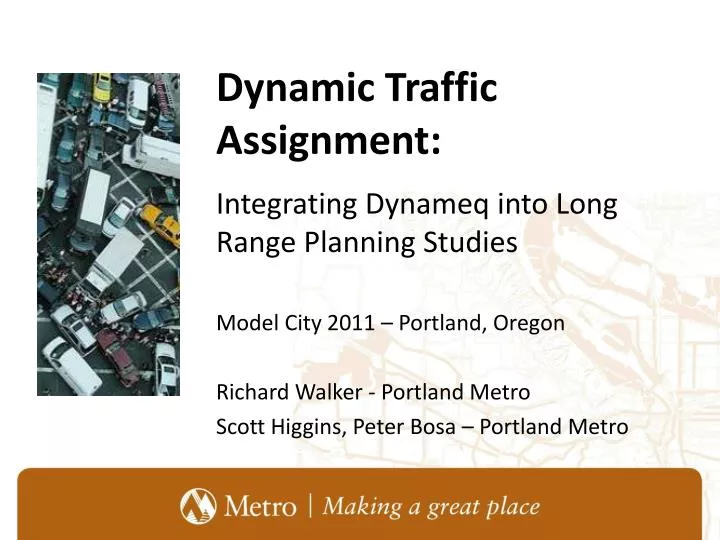 what is dynamic traffic assignment problem