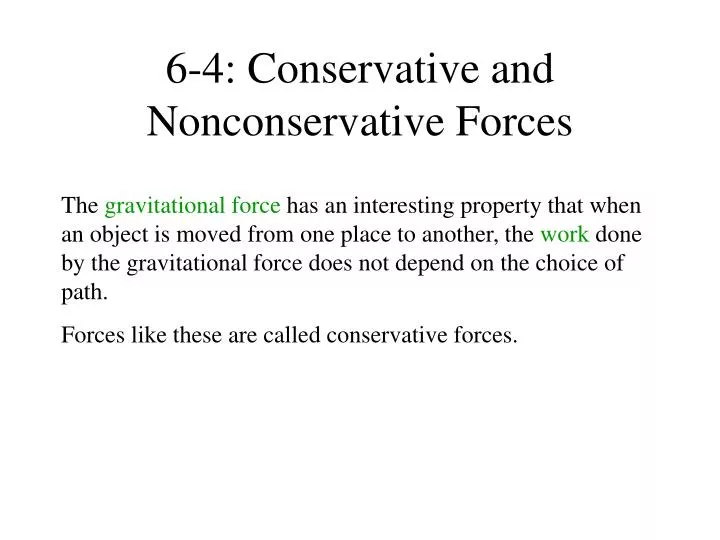 6 4 conservative and nonconservative forces n.