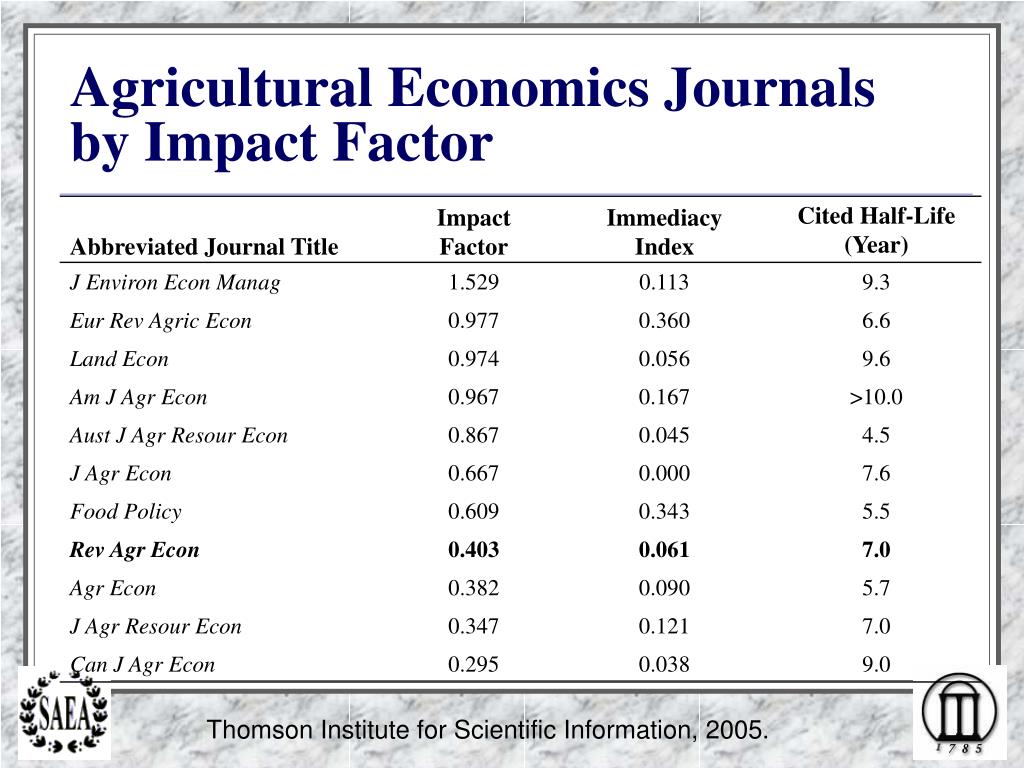 new zealand journal of agricultural research impact factor