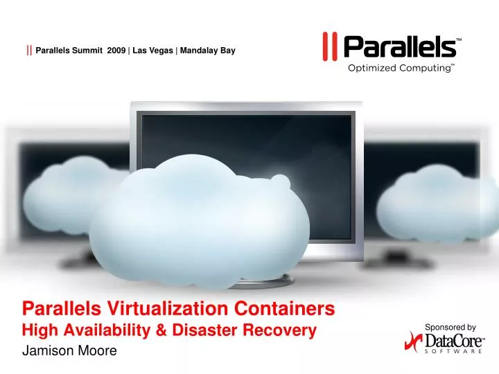 parallels virtualization containers high availability disaster recovery n.