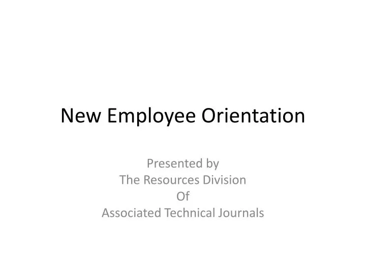 ppt new employee orientation powerpoint presentation id 815815 employee orientation powerpoint