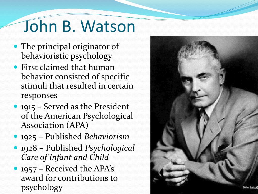 john watson believed that phobias