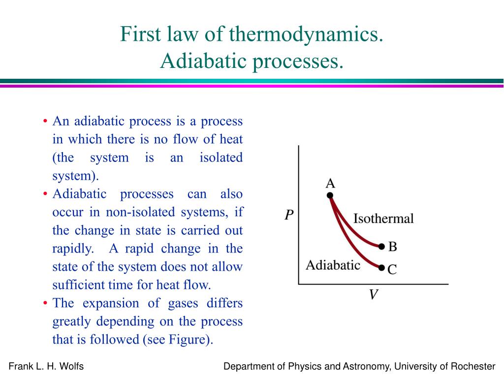 PPT - Physics 121, April 24. Heat and the First Law of Thermodynamics ...