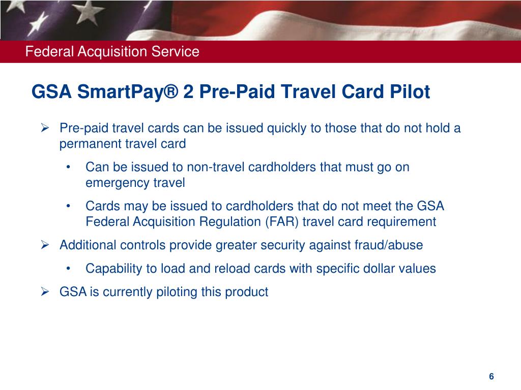 gsa smart travel card