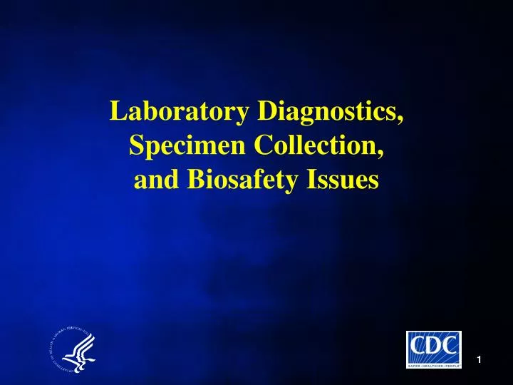laboratory diagnostics specimen collection and biosafety issues n.