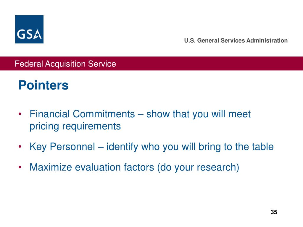 PPT - How to Market to the Federal Government GSA – Management Services ...