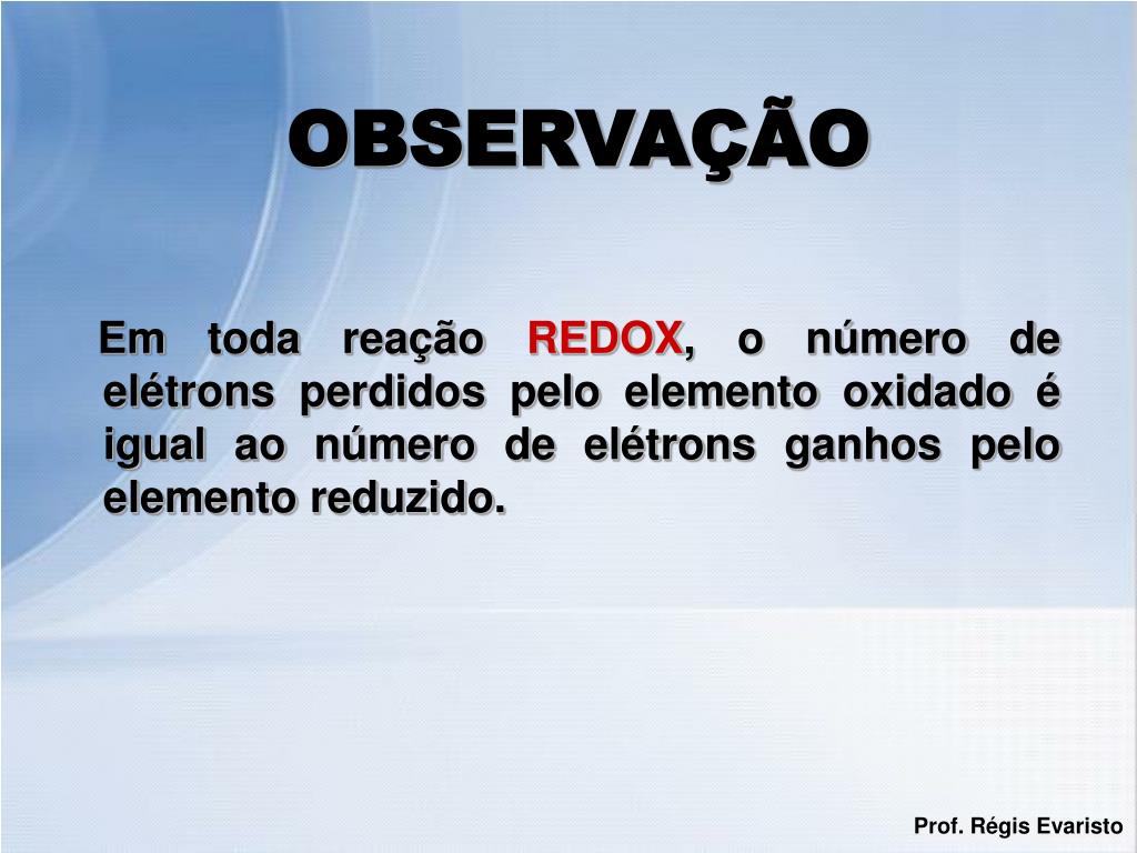 I2 Hno3 Hio3 No2 H2o PPT - OXIDAÇÃO E REDUÇÃO PowerPoint Presentation, free download - ID:819657