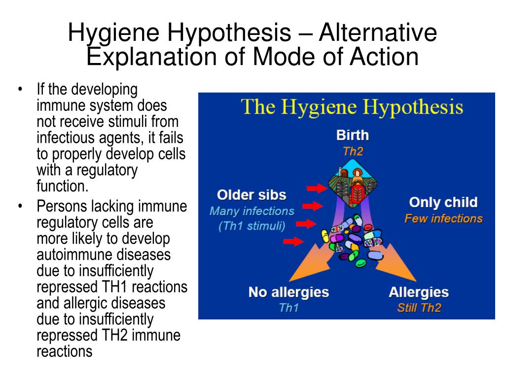 two claims make up the hygiene hypothesis
