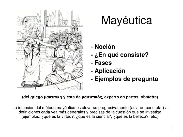 PPT Mayéutica PowerPoint Presentation, free download