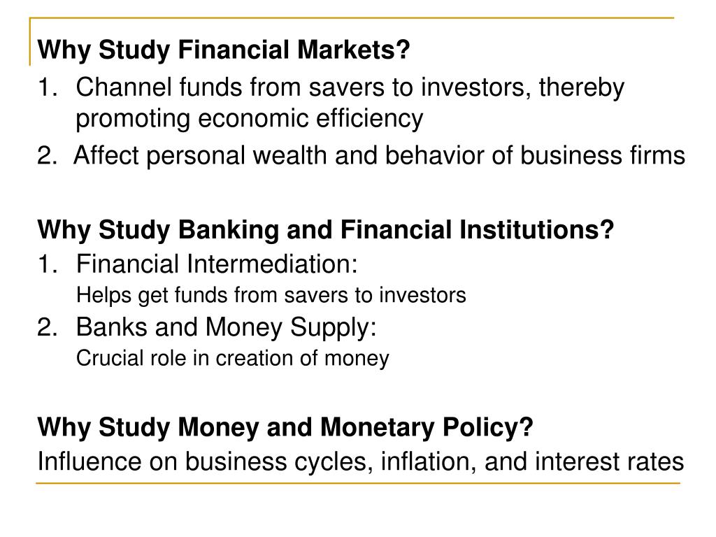 financial markets dissertations
