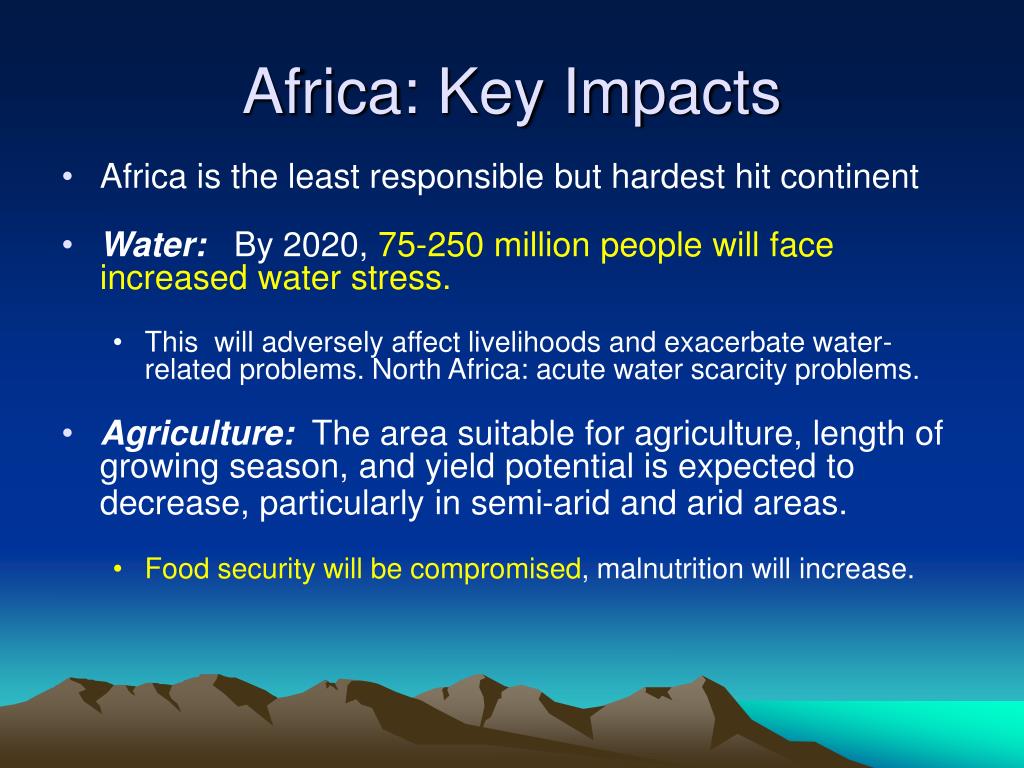 PPT - Climate Change Adaptation in Africa: the Role of the African ...