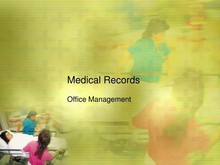 PPT Medical Records PowerPoint Presentation Free Download ID 821747