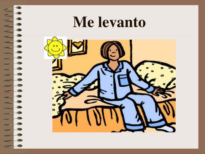 Yo Me Levanto Y Sigo Aqui PPT - Mi rutina diaria PowerPoint Presentation - ID:821909