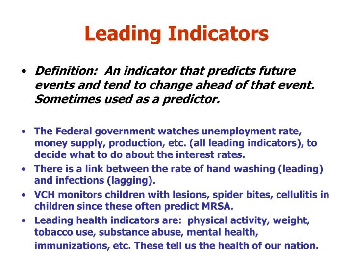 PPT Leading and Lagging Indicators PowerPoint Presentation ID822553