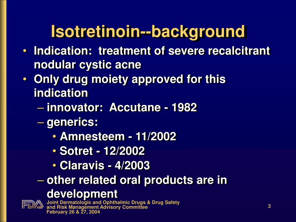 PPT - Isotretinoin PowerPoint Presentation, free download ...
