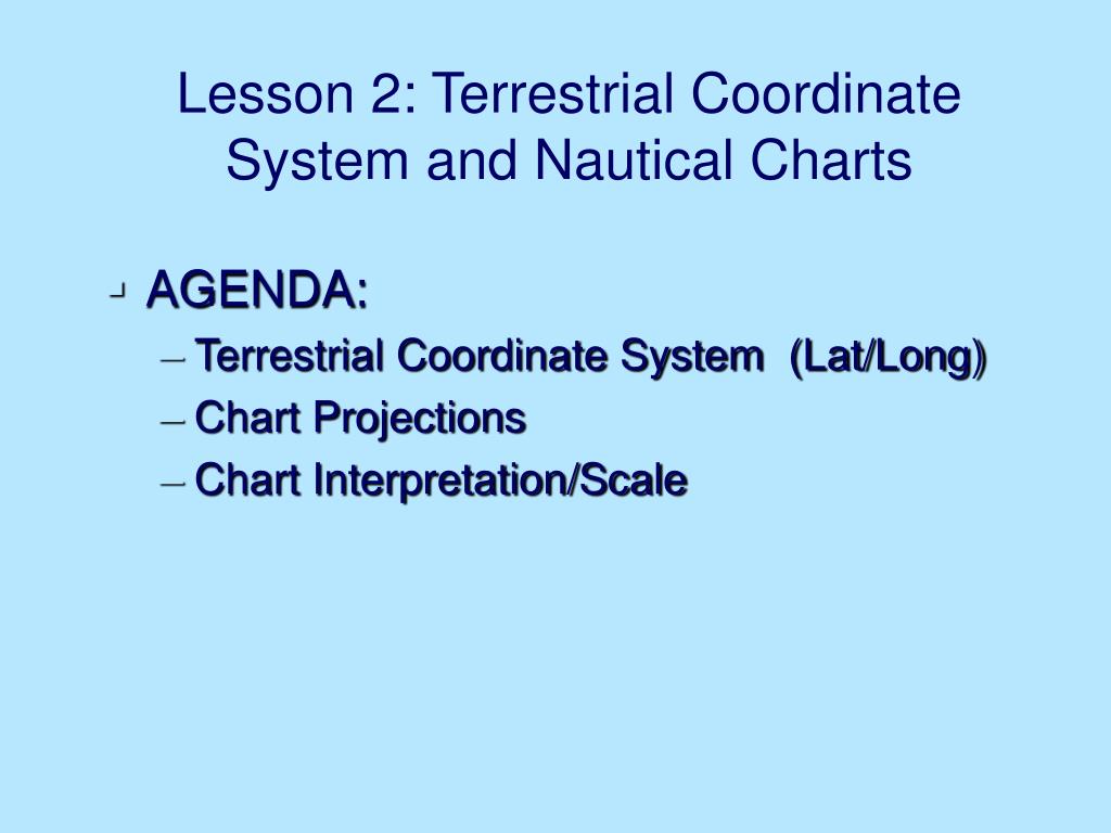 Nautical Chart Projections