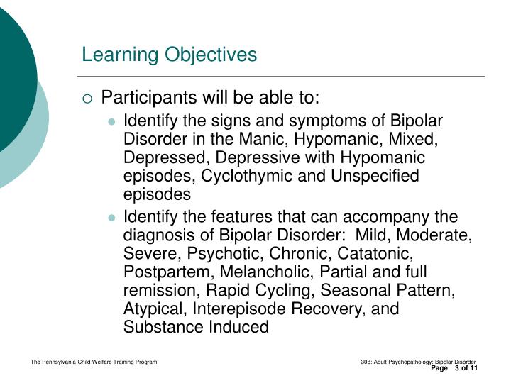 Ppt 308 Adult Psychopathology Bipolar Disorder Powerpoint