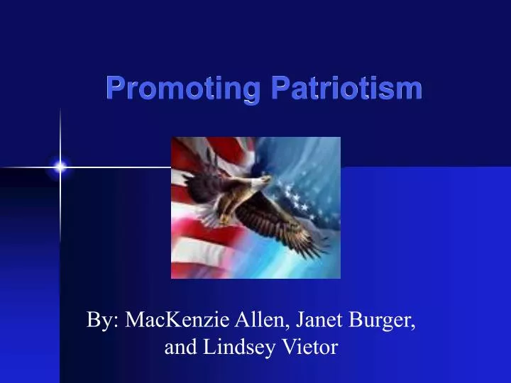 promoting patriotism n.