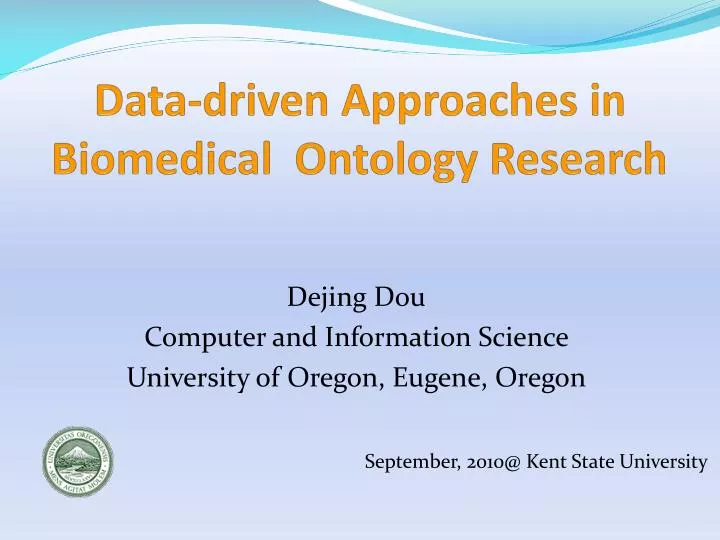 data driven approaches in biomedical ontology research n.
