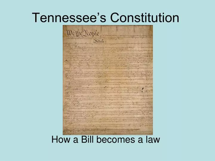 tennessee s constitution n.