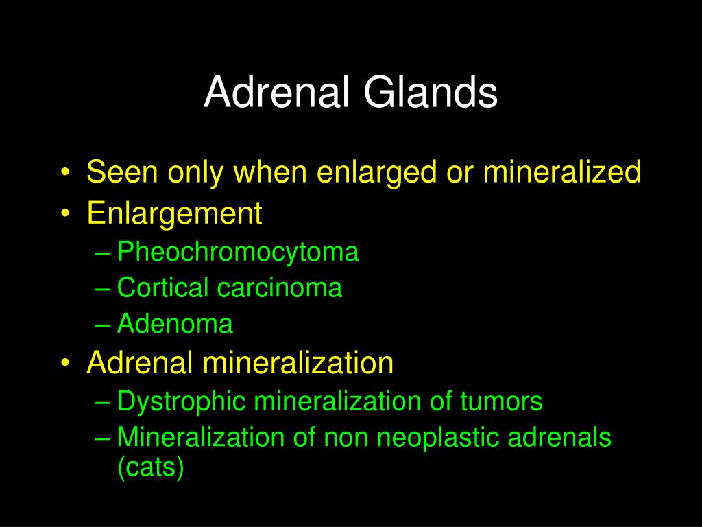 overactive adrenal glands causes