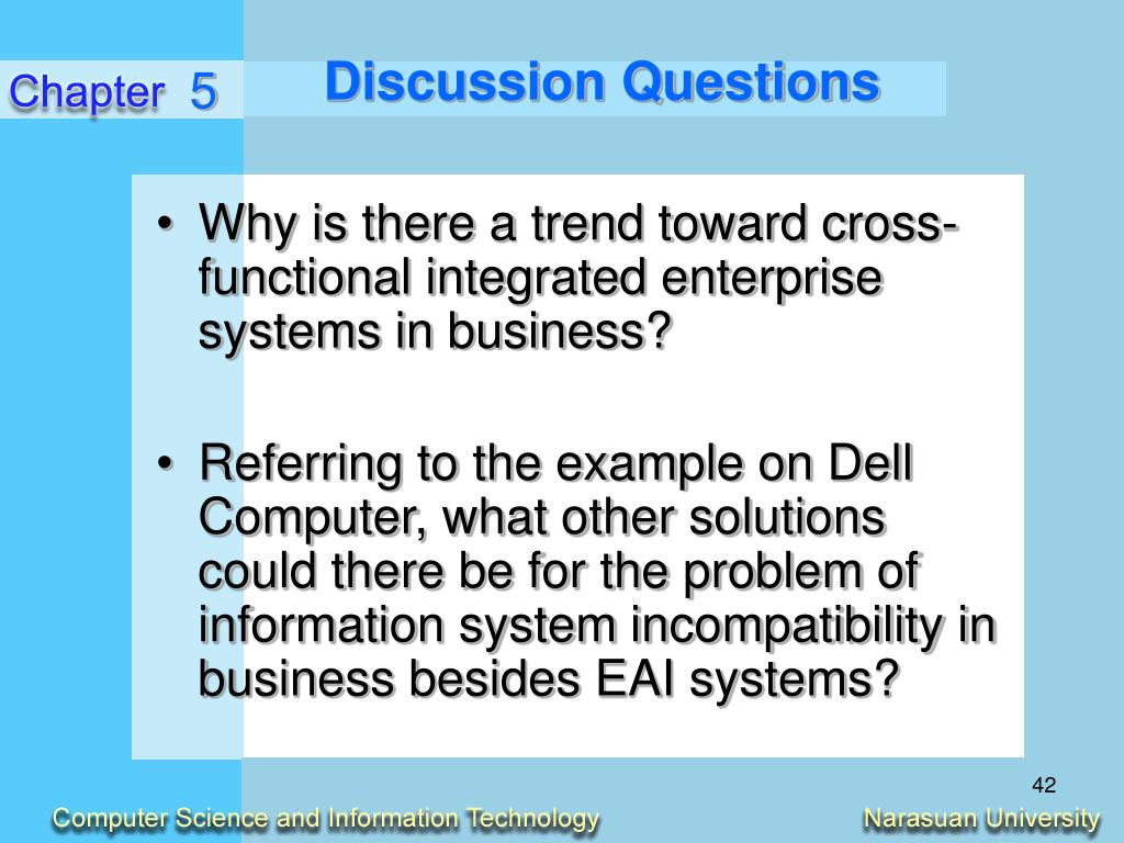 cross functional integrated enterprise systems
