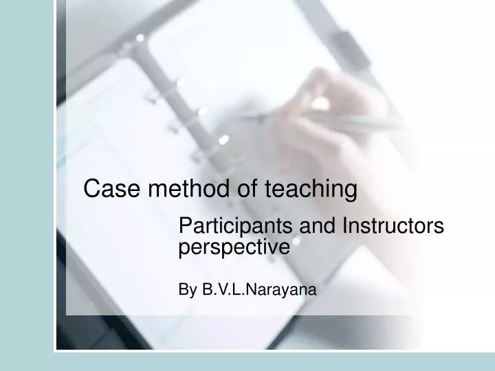 case method of teaching n.