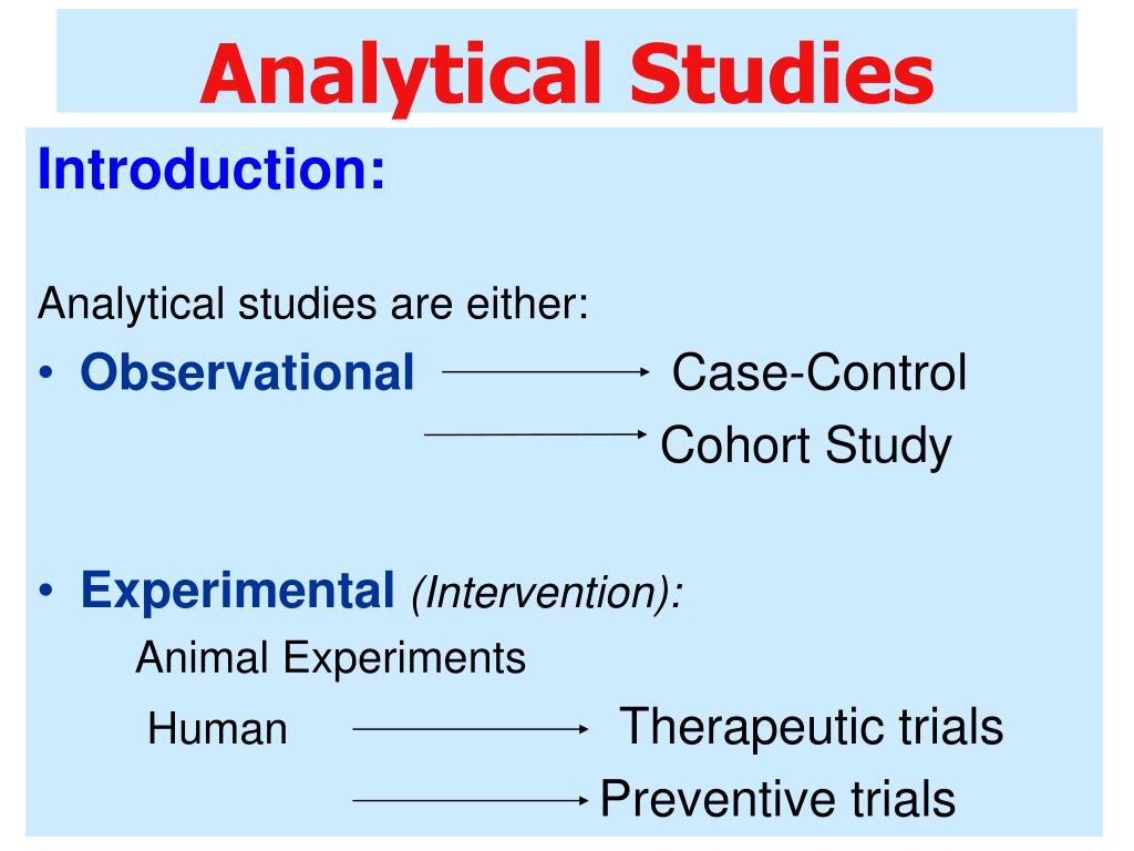definition of analytical research