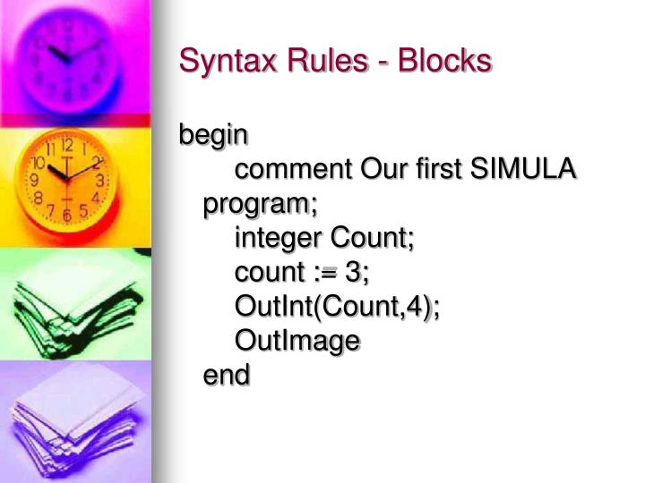 PPT - Simula Programming Language PowerPoint Presentation - ID:827187