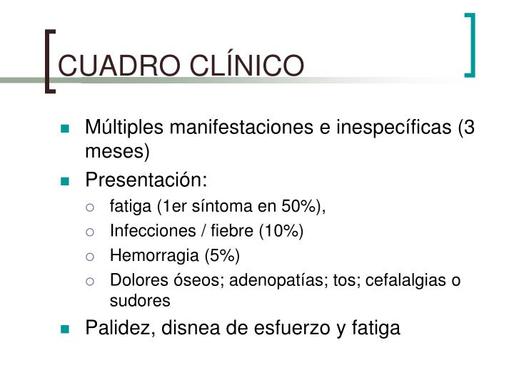 cuadro cl nico ppt leucemia mieloide powerpoint presentation id 827515 cuadro cl nico ppt leucemia mieloide powerpoint presentation id 827515