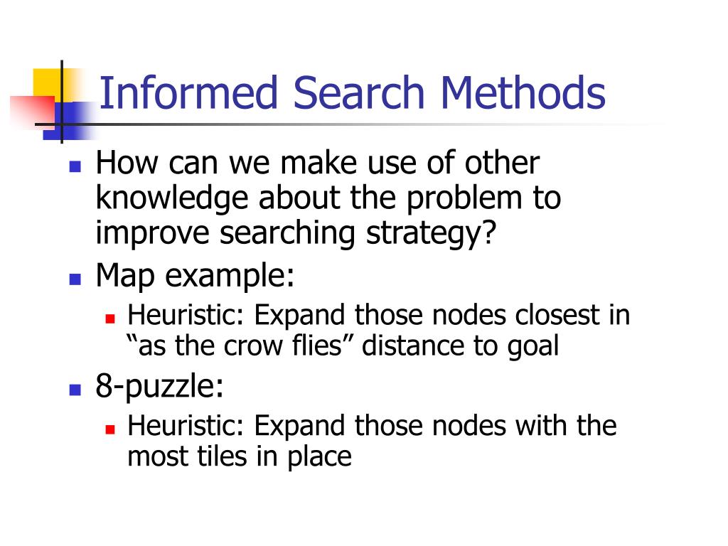 PPT - Heuristic Search Methods PowerPoint Presentation, free