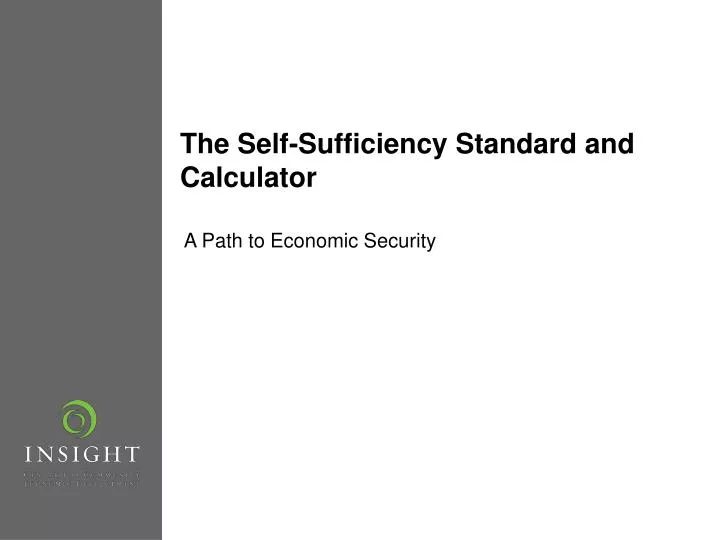 the self sufficiency standard and calculator n.