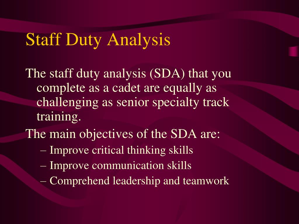 PPT - Staff Duty Analysis PowerPoint Presentation, free download - ID