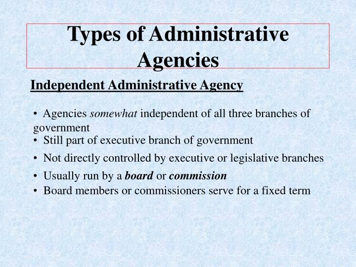types of administration types of administration