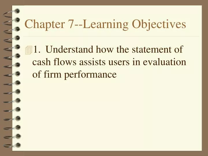 PPT - Chapter 7--Learning Objectives PowerPoint Presentation, free ...