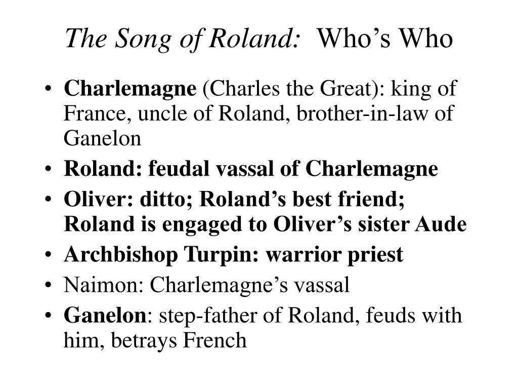 essay about the song of roland