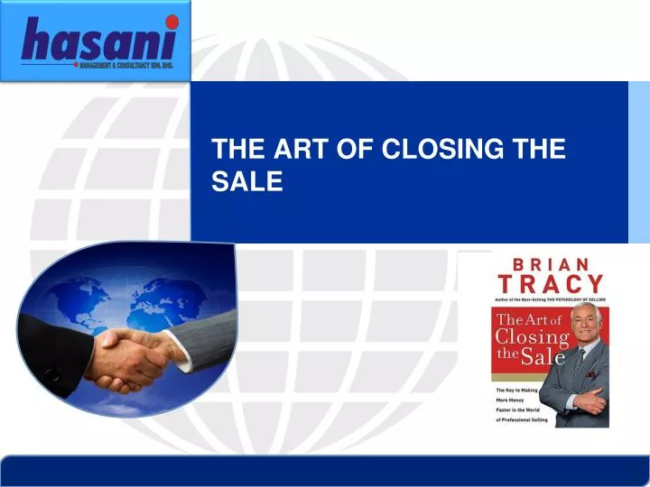 the art of closing the sale n.