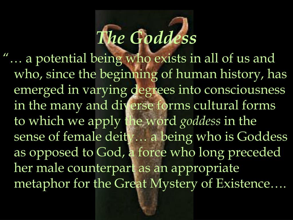 the great goddess hypothesis