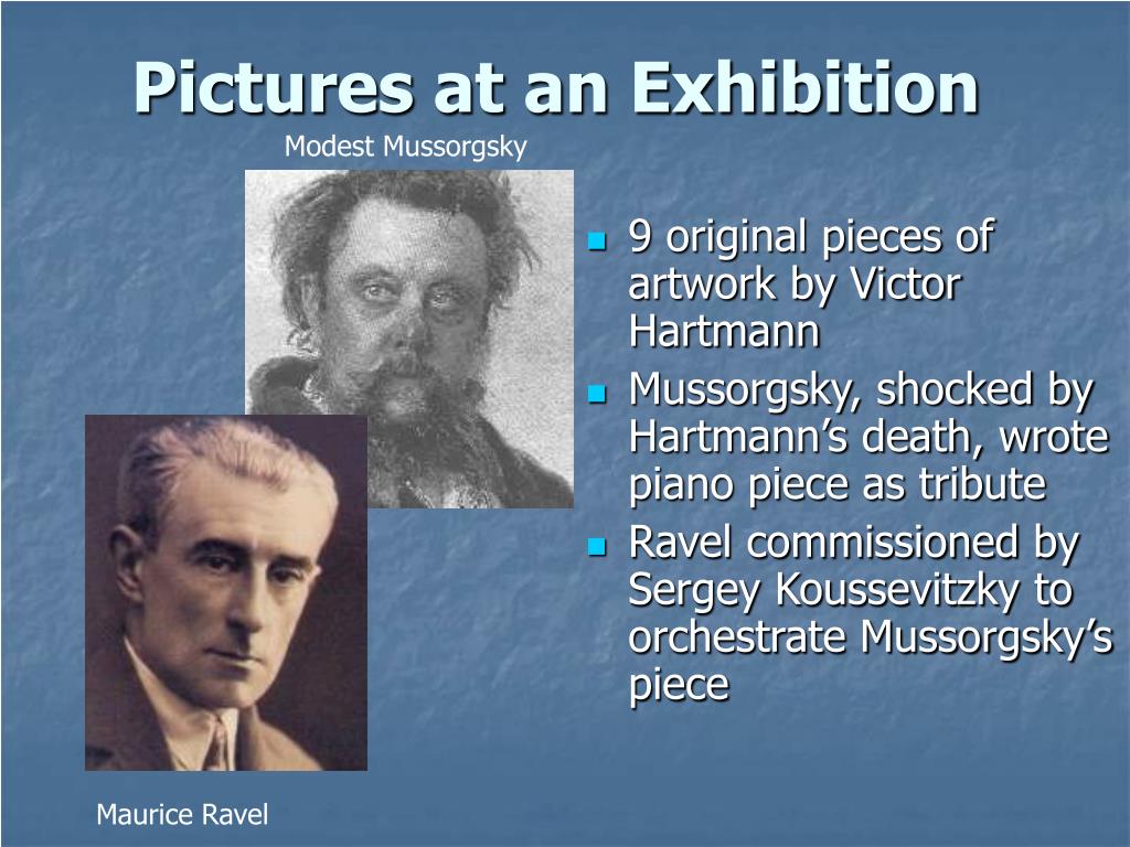 PPT - Pictures at an Exhibition PowerPoint Presentation, free download -  ID:834100