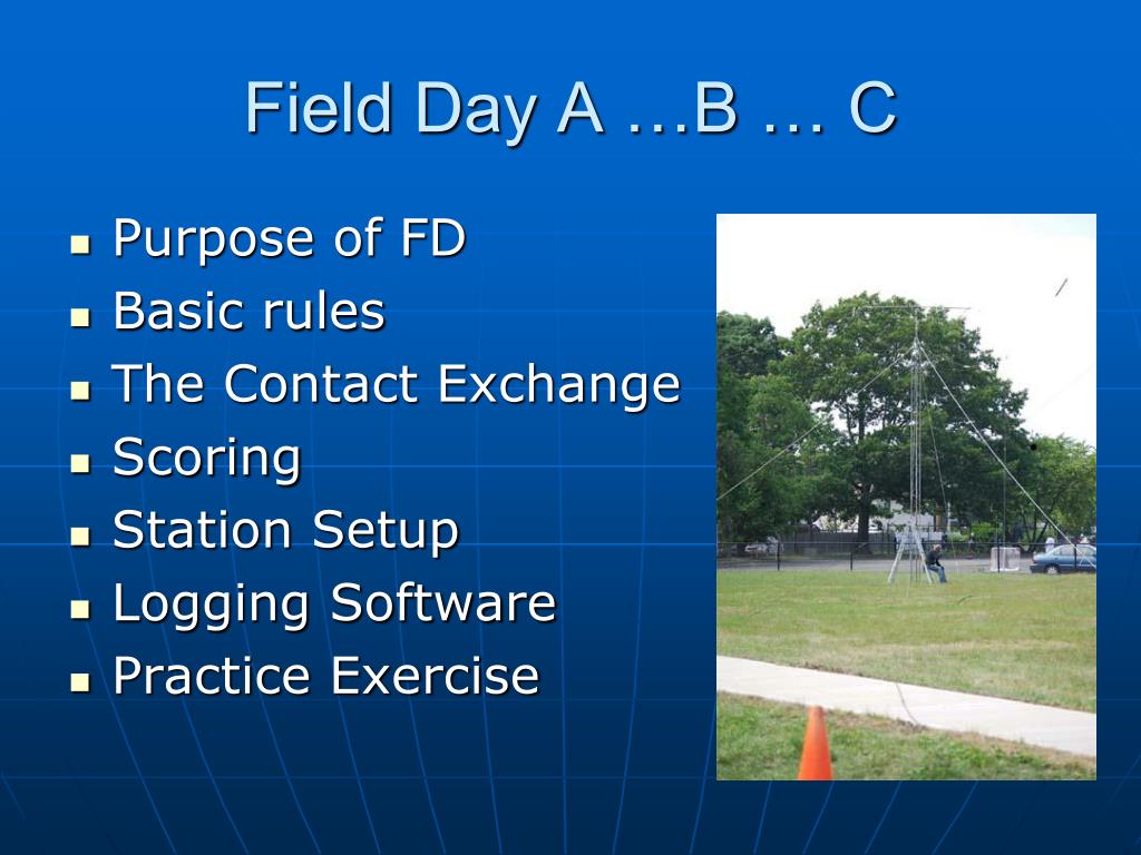 PPT ARRL FIELD DAY MADE EASY PowerPoint Presentation, free download
