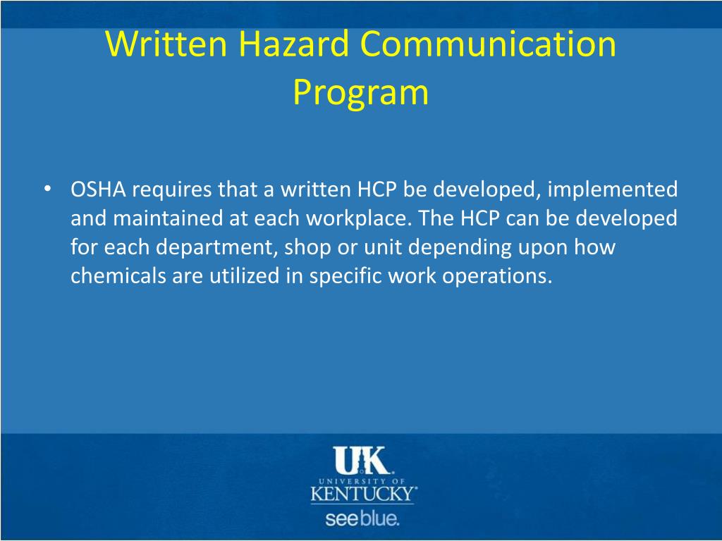 Ppt hazard communication globally harmonized system ghs osha 29