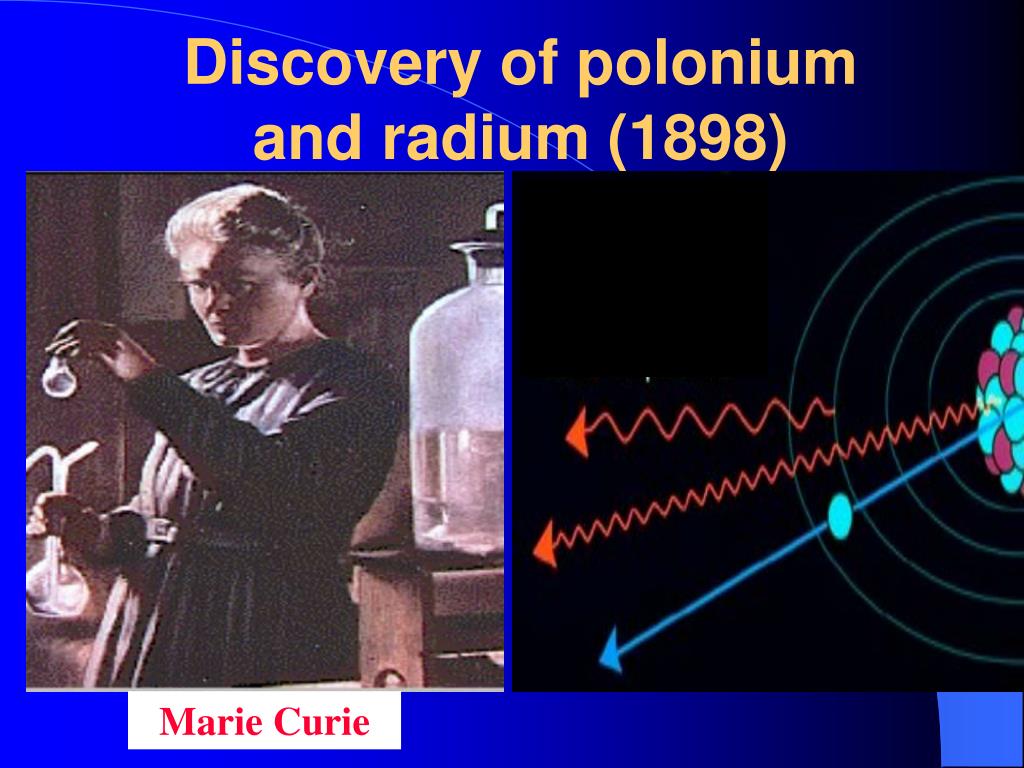 when did marie curie discover radium