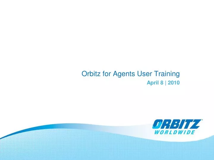 orbitz for agents user training n.