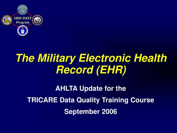 Military Electronic Medical Records