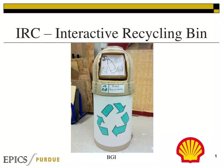 irc interactive recycling bin n.