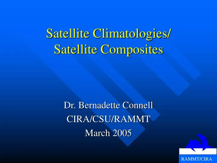 satellite climatologies satellite composites n.