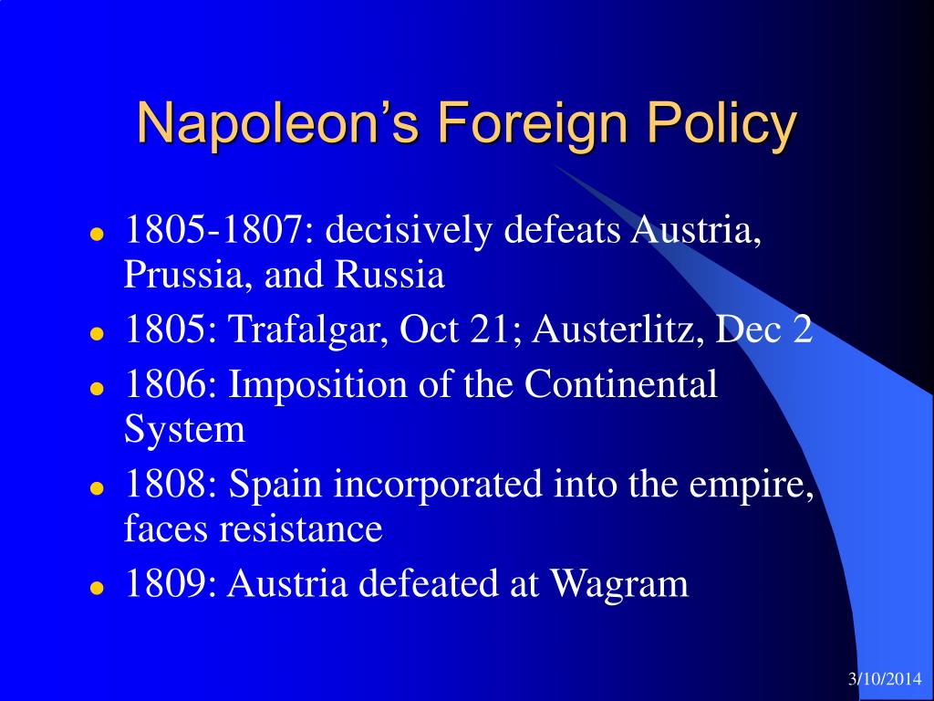 napoleon foreign policy essay